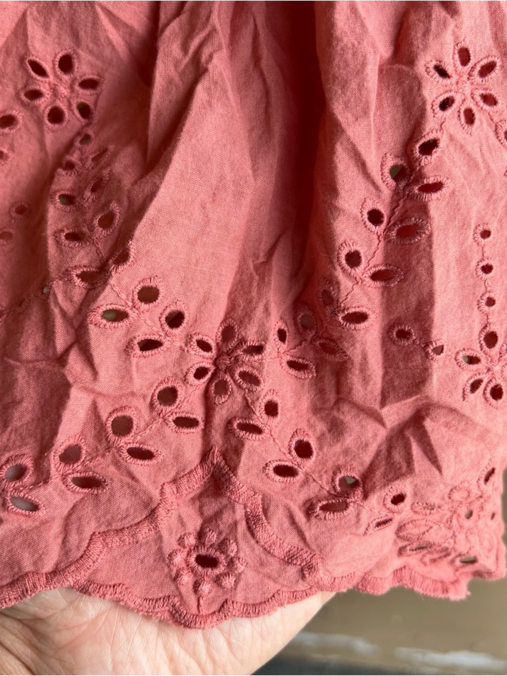 Japna Eyelet Tank Top Size XS Boho Summer Lightweight - Picture 3 of 4